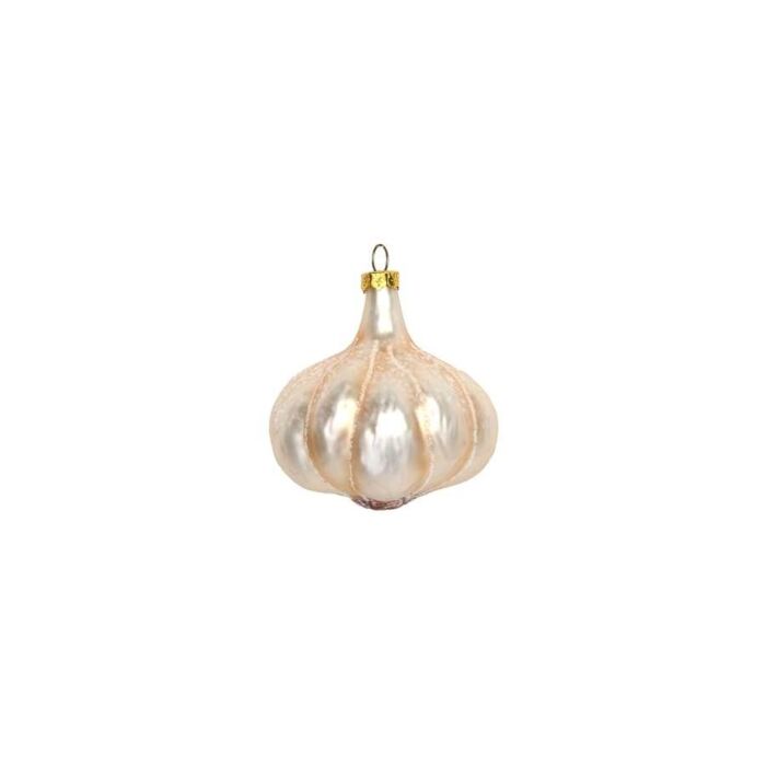 Gisela Graham Garlic Glass Decoration-2